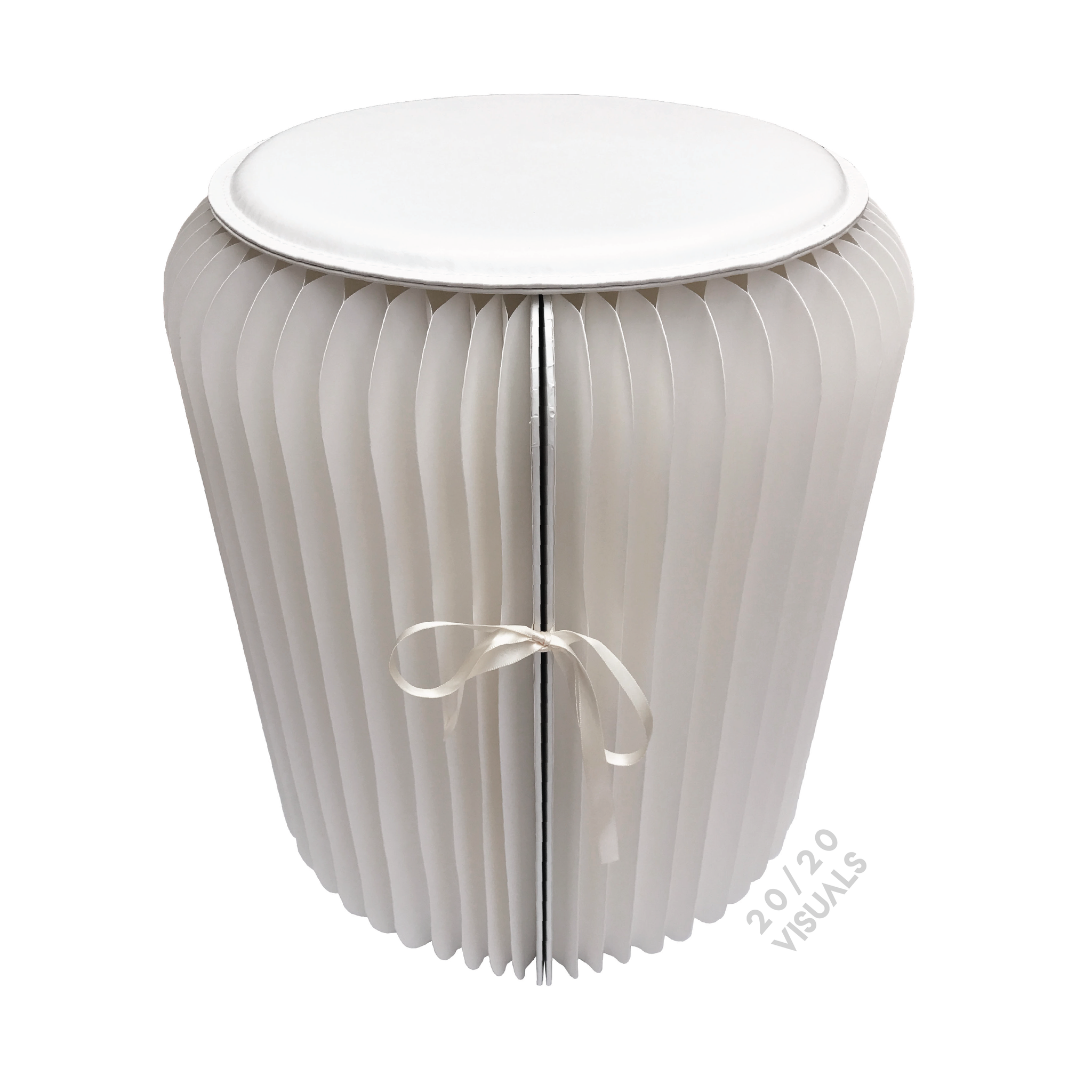 Pleated Paper Stool
