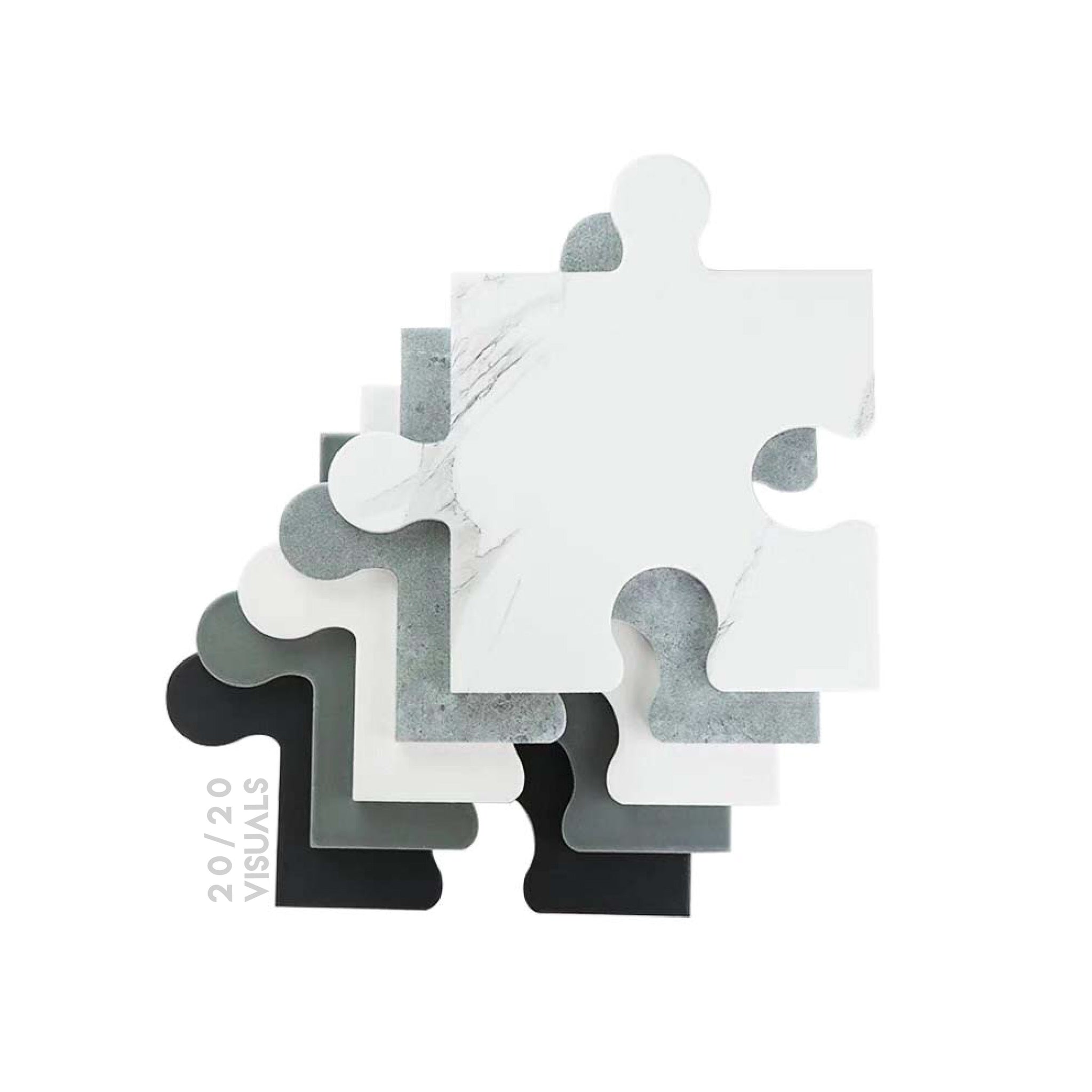 20X20 Puzzle Piece Tile