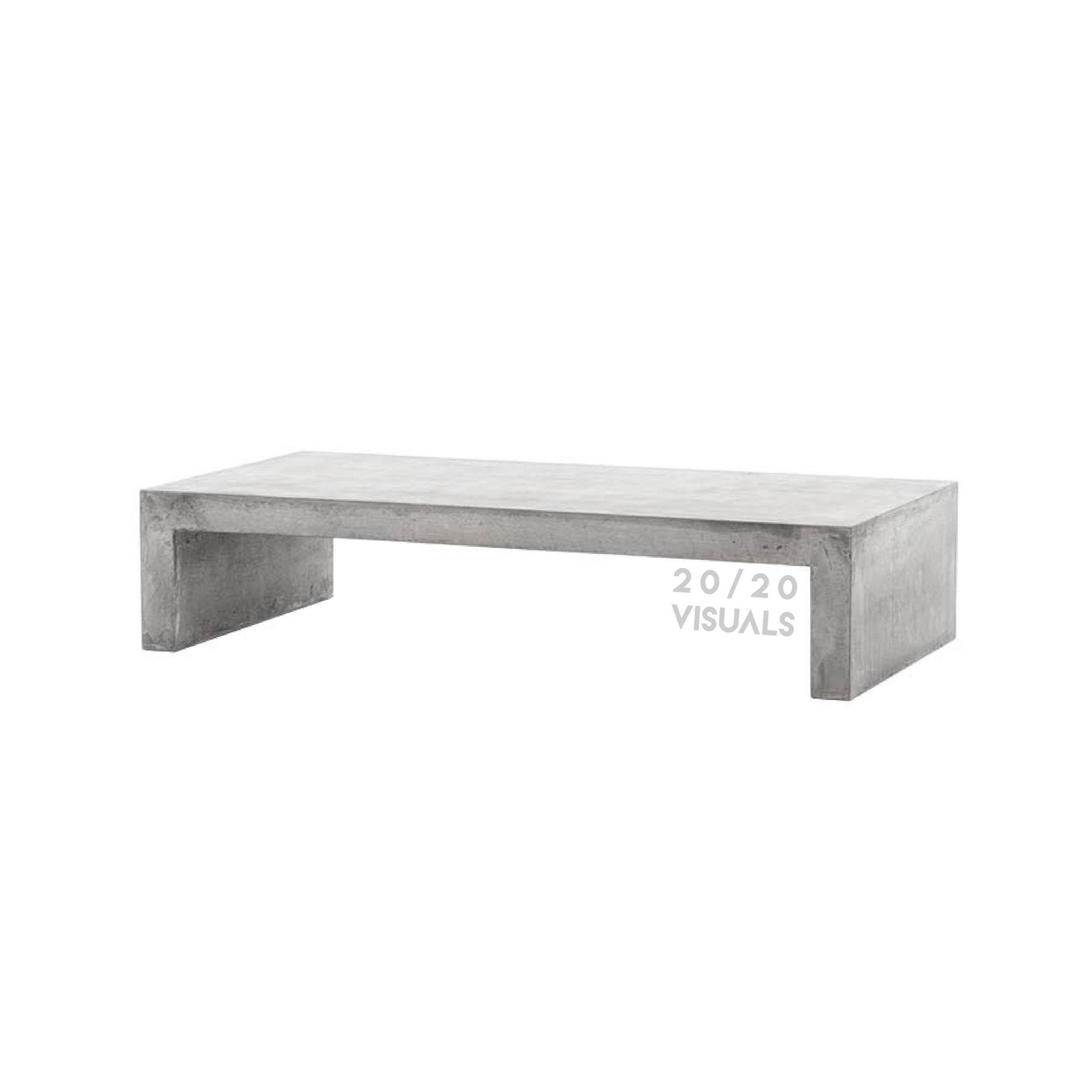Cement Long Coffee Table