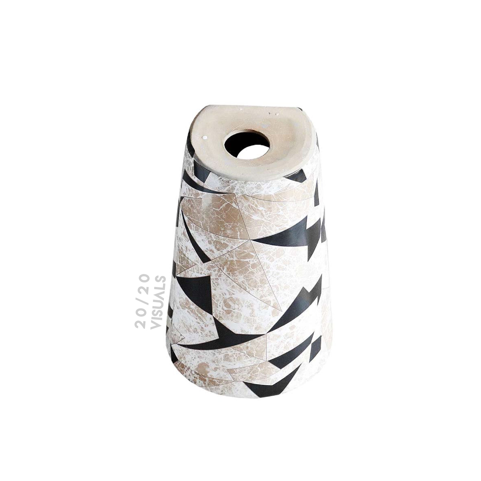 Graphic Print Pedestal Sink