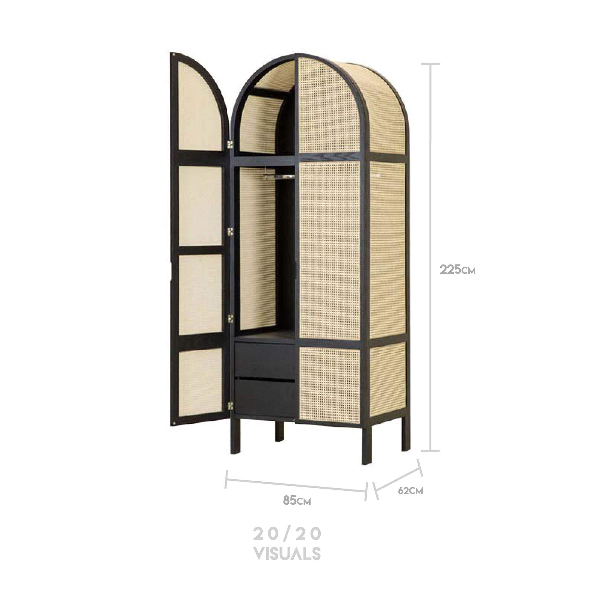 Rattan Wardrobe