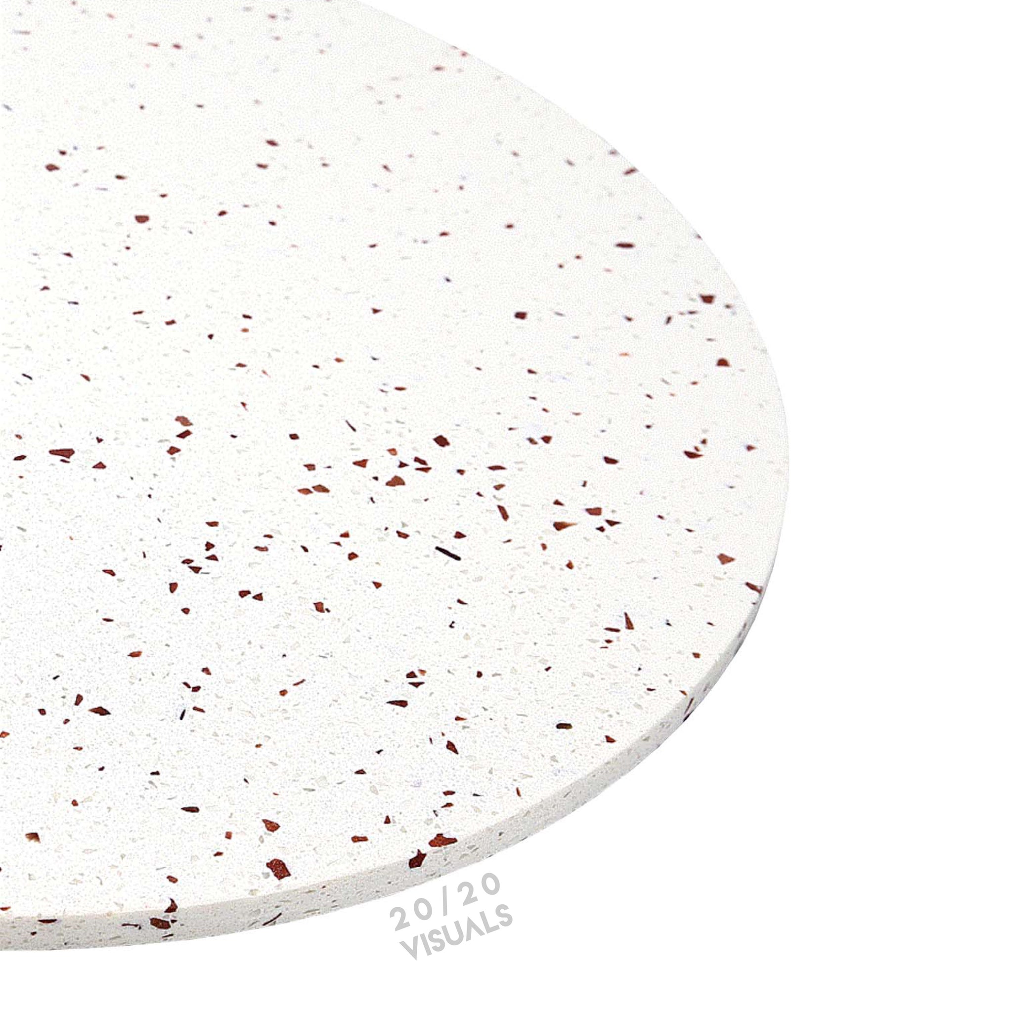 Wall-side Terrazzo Cafe Table