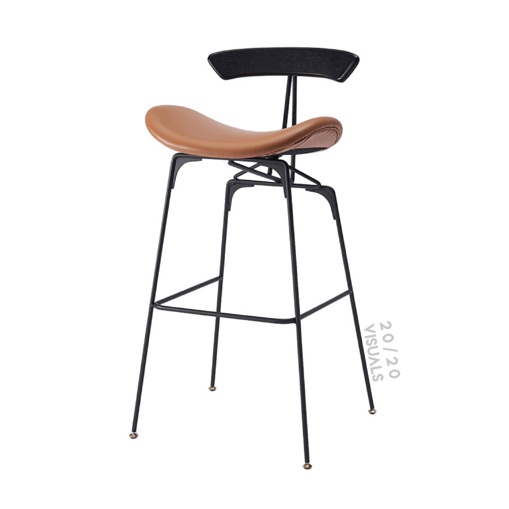 Wood Accent Loft Stool