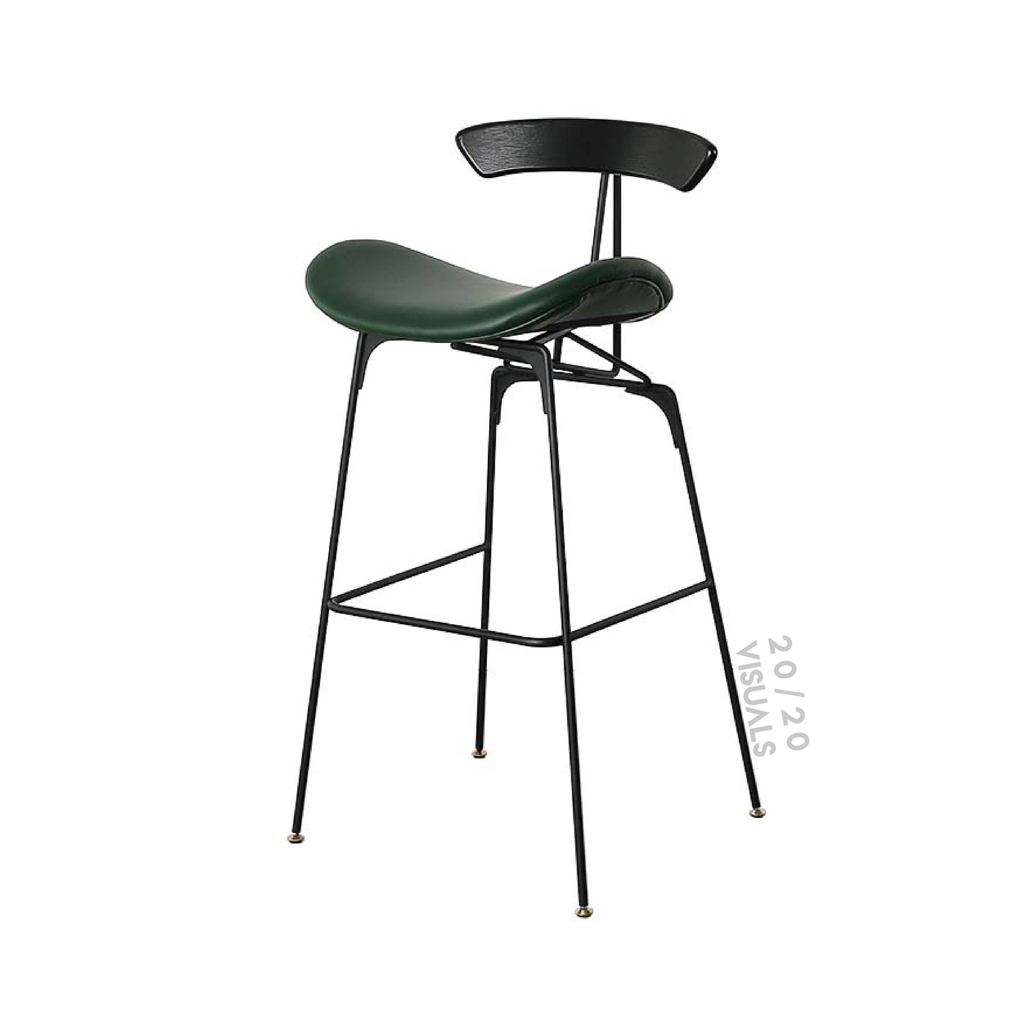 Wood Accent Loft Stool