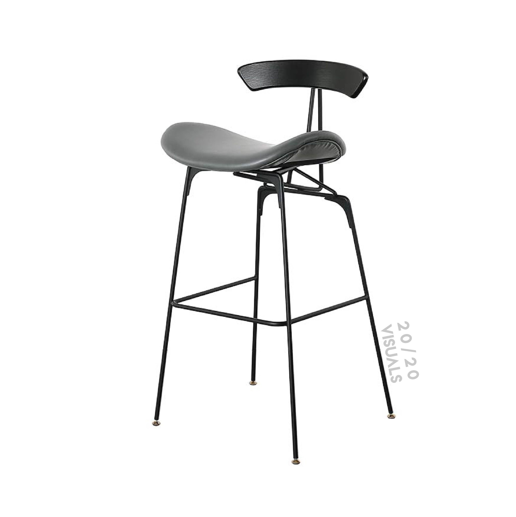 Wood Accent Loft Stool