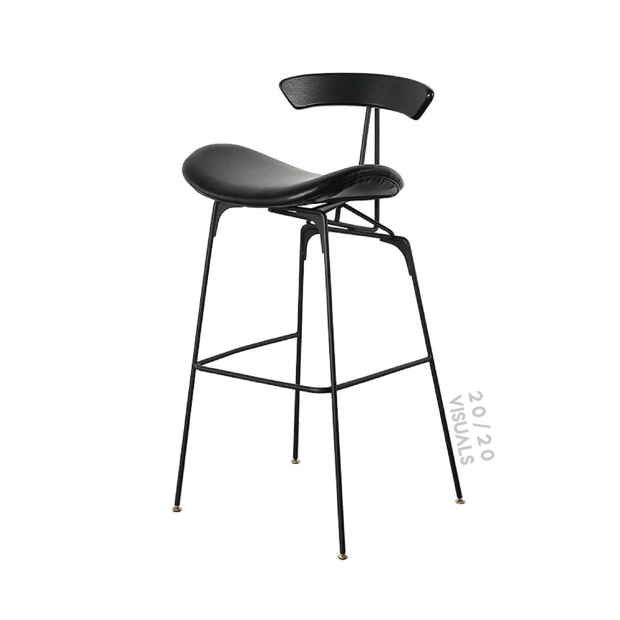 Wood Accent Loft Stool