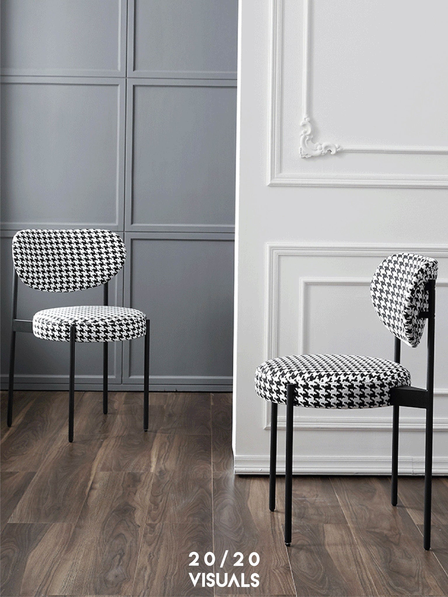 Houndstooth Dining Chair