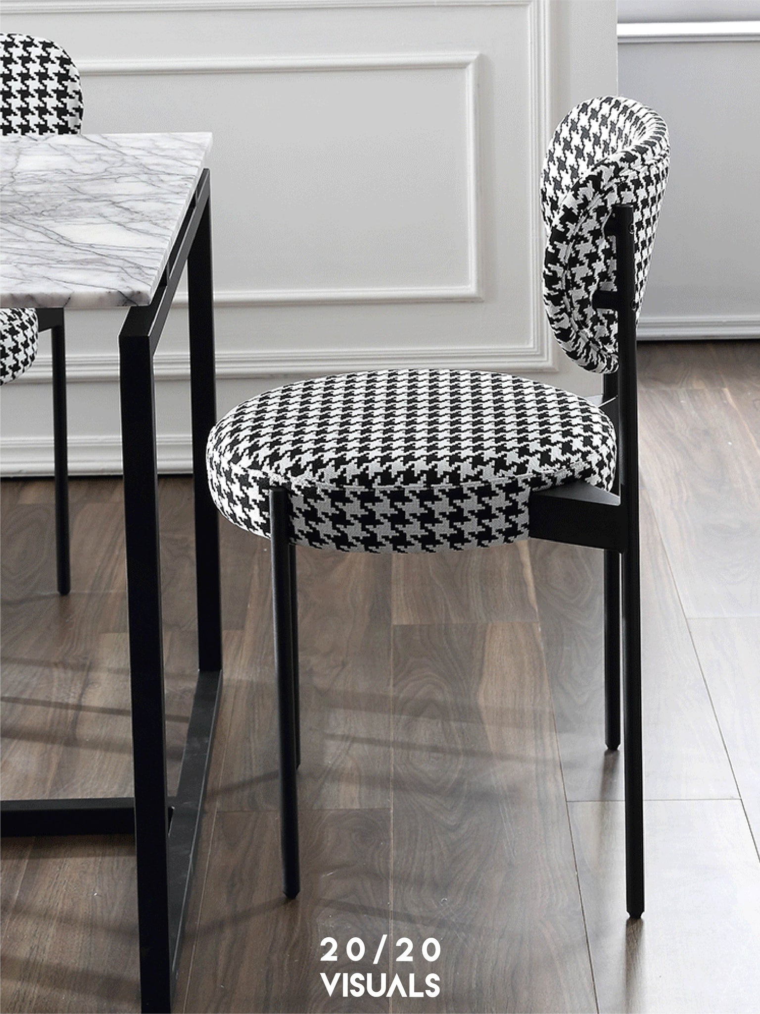 Houndstooth Dining Chair