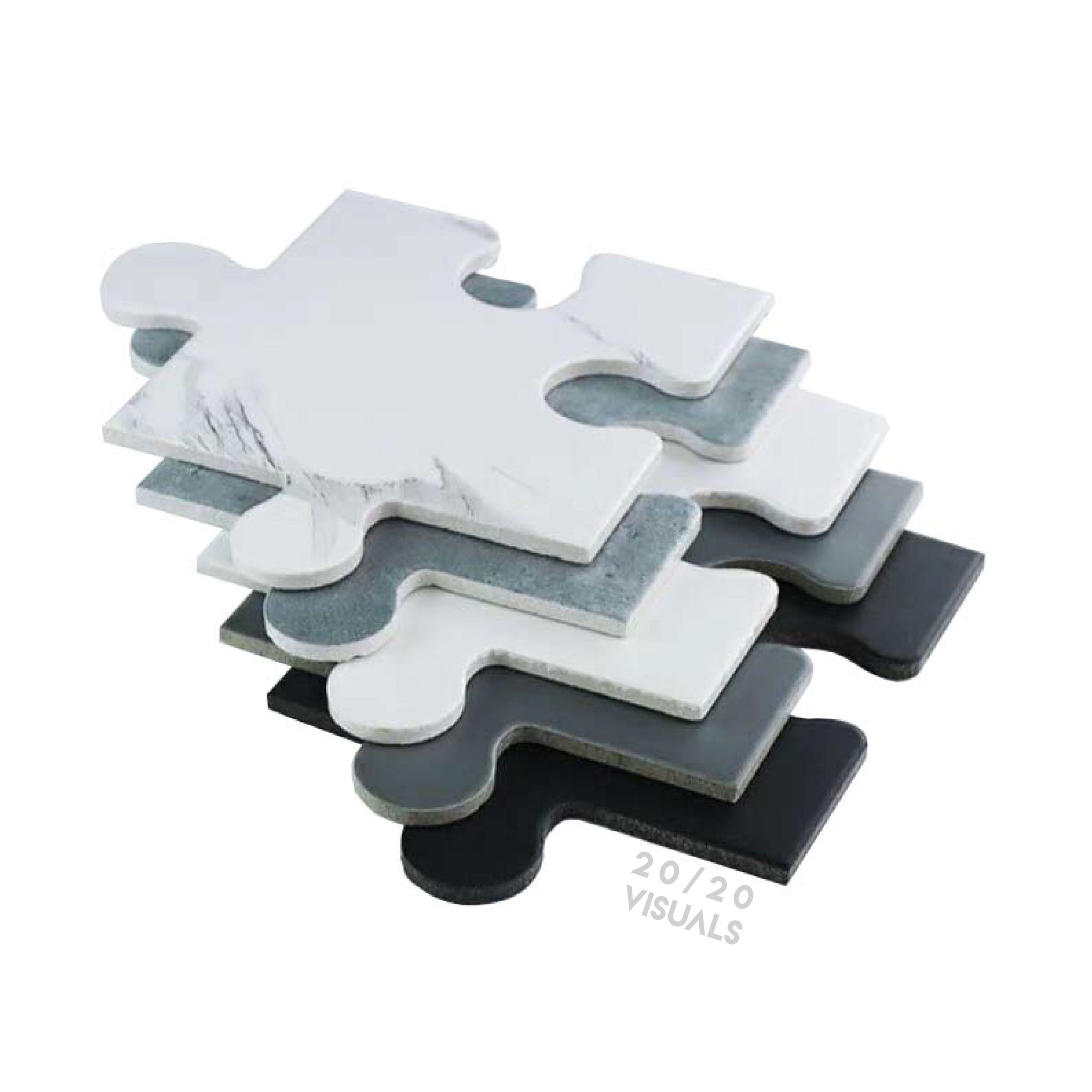 20X20 Puzzle Piece Tile