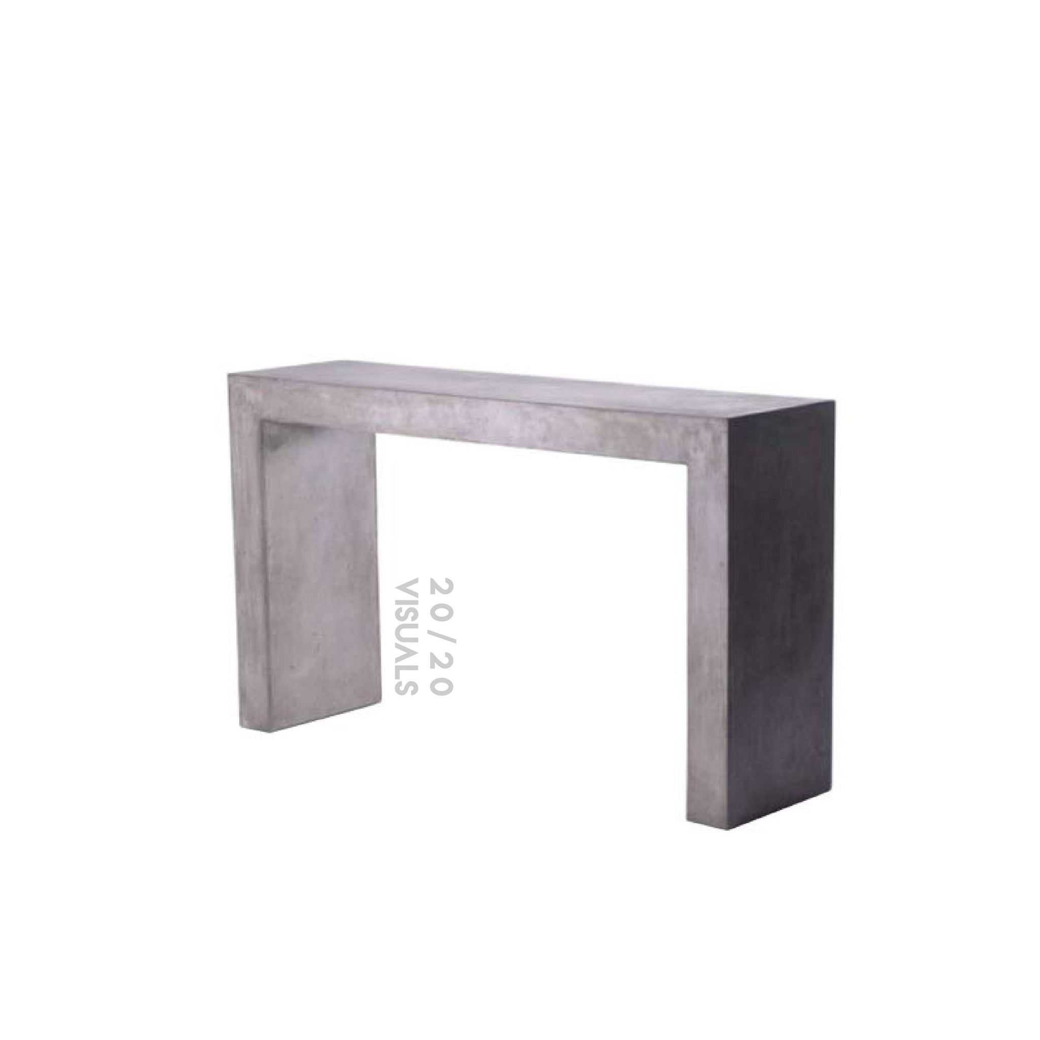 Cement Console Table