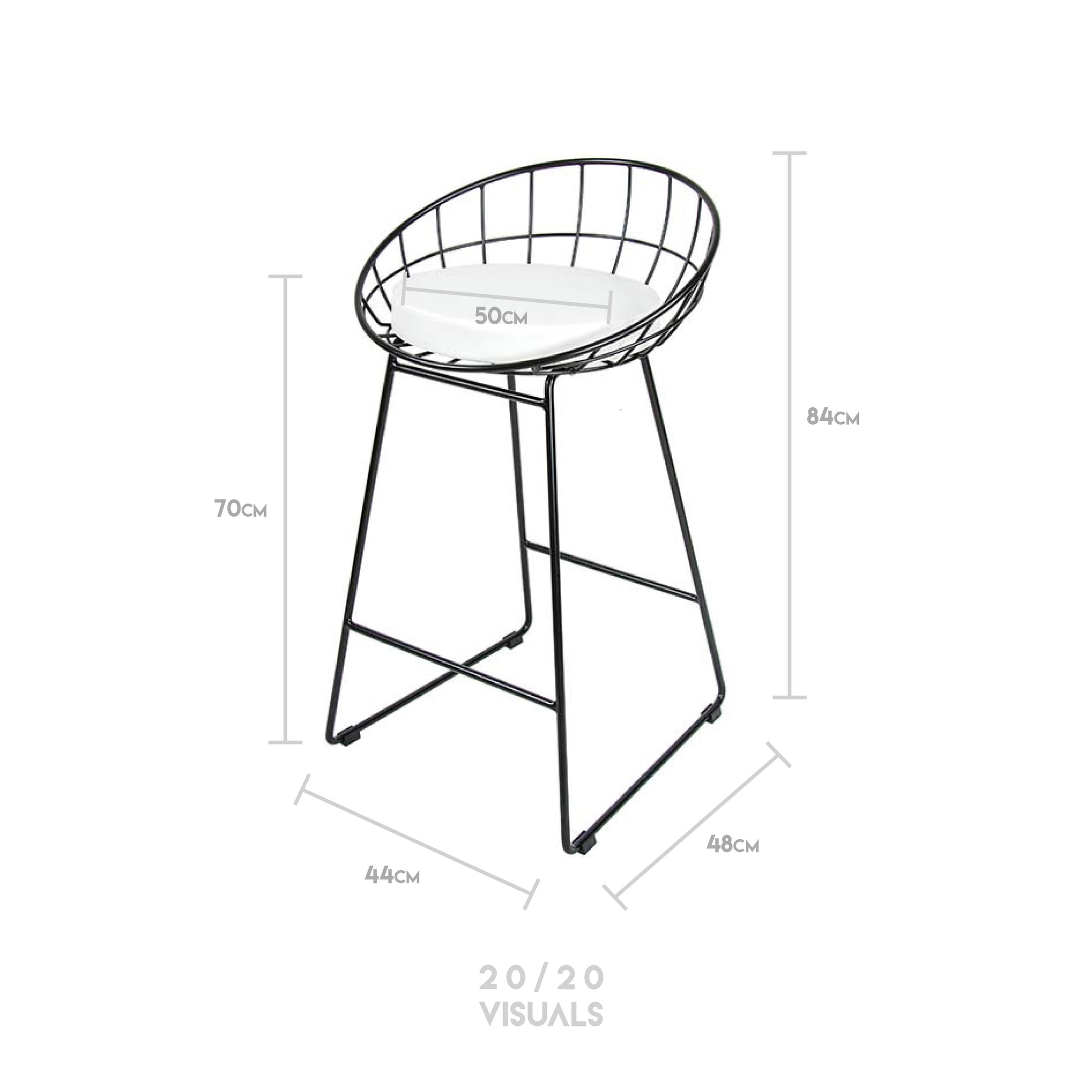 Cushioned Outdoor Bar Chair