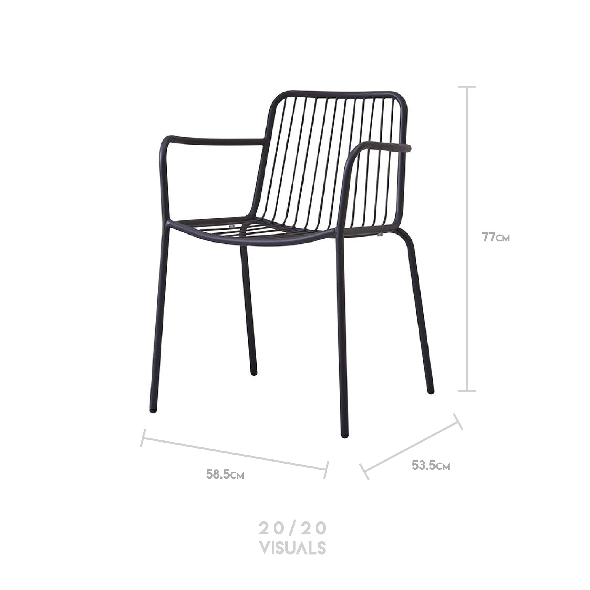 Outdoor Casual Chair (Set of 2)