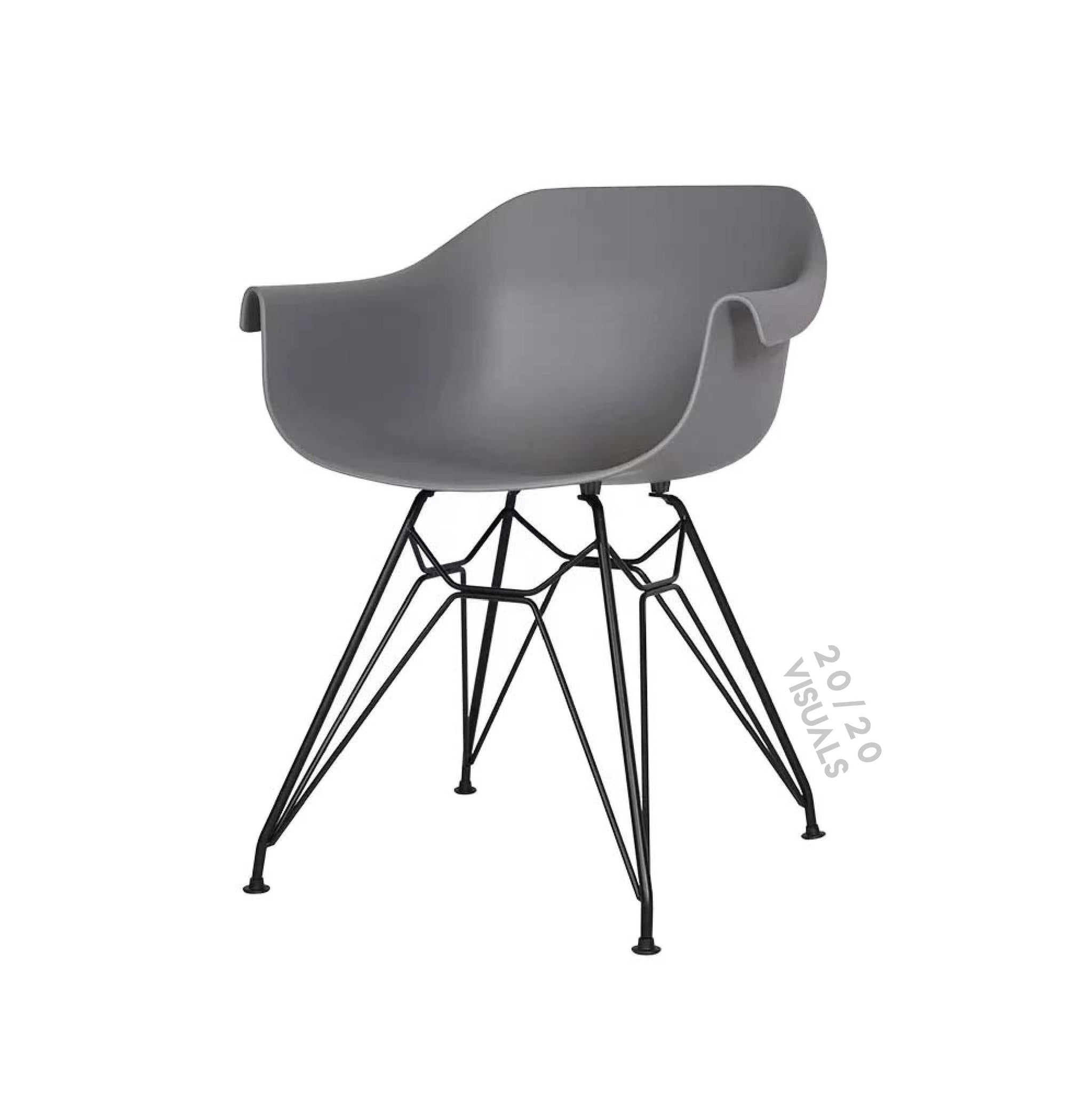 Steel Accent Bucket Chair