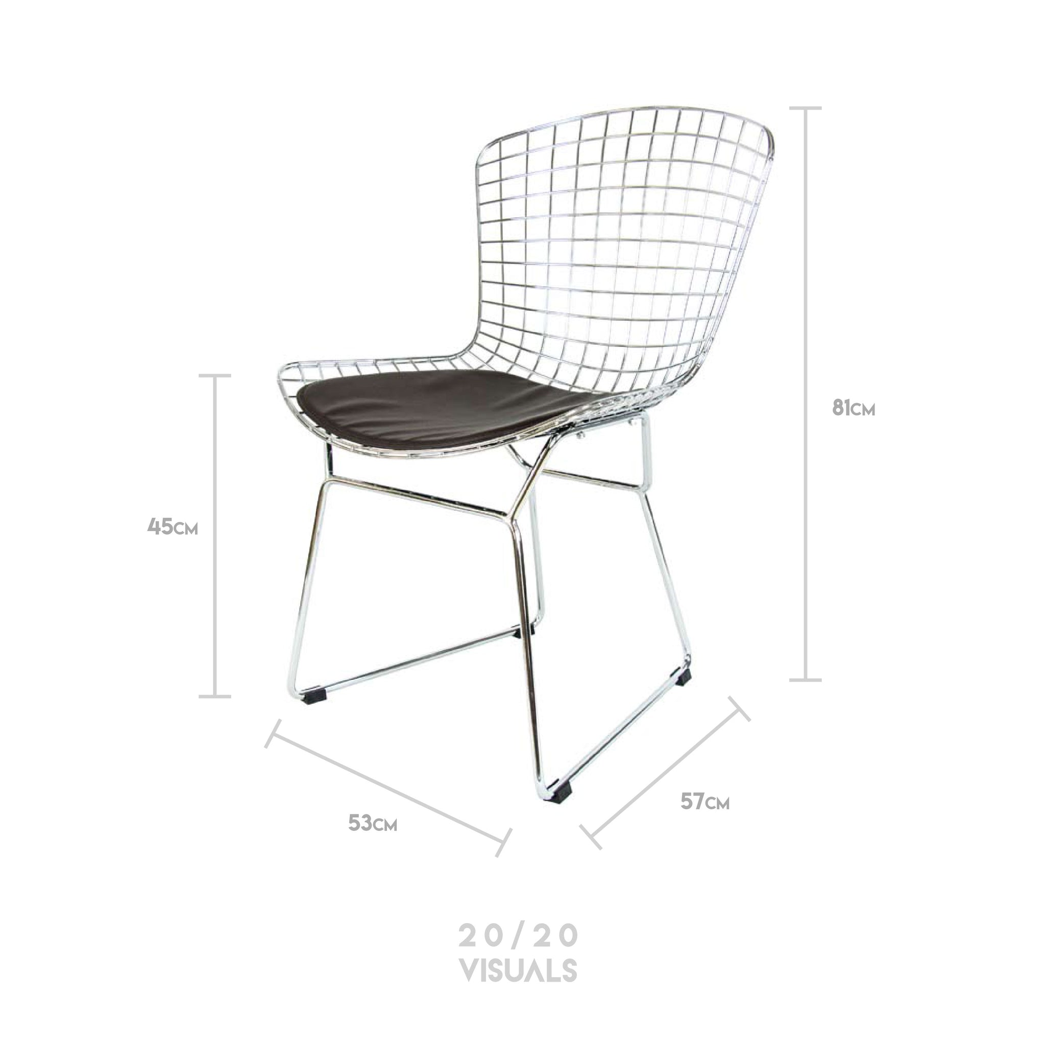 Steel Wired Dining Chair