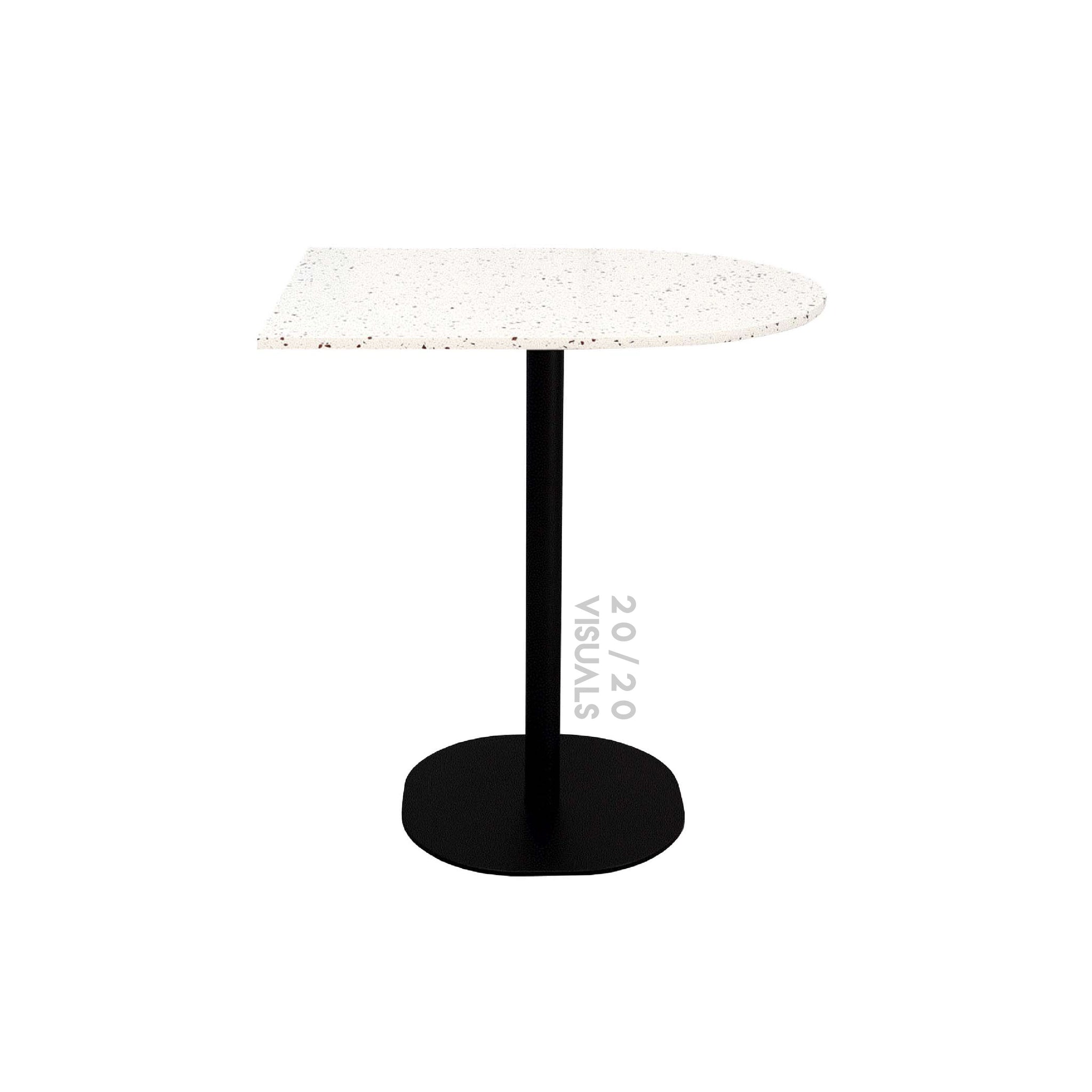 Wall-side Terrazzo Cafe Table